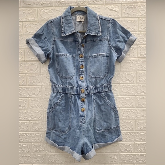 Show me your MUMU Cannon Romper - ocean spray denim - Picture 4 of 10